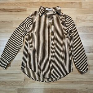 Boutique striped button up